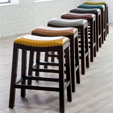 Leather Barstools & Counter Stools